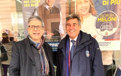 Inaugurazione della sede di fratelli d’Italia in piazza Guidazzi: Cesena c’è