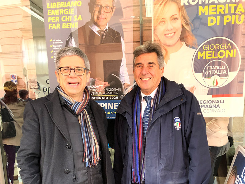 Inaugurazione della sede di fratelli d’Italia in piazza Guidazzi: Cesena c’è