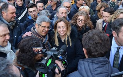 Giorgia Meloni a Cesena: cambiamo il governo della Regione